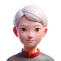 stunning rustic Portrait of a person with albinism, striking red eyes, and a neutral expression, lit by soft, diffused light, in a photorealistic style genuine png