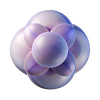 impressive classic A series of overlapping, translucent circles, creating a sense of depth and dimension, illuminated by a soft, ambient light 4K png