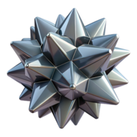 elegant artistic A cluster of crystalline structures, refracting light in a monochromatic palette, with a sharp, geometric design high quality png