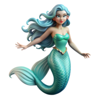 serene artistic A beautiful siren, with shimmering scales and flowing hair, luring sailors to their doom with an enchanting song, under a stormy sky. Pre-Raphaelite style exclusive png