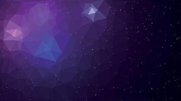 Blue Space Polygonal Background vector