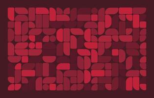 A red and black abstract pattern vector