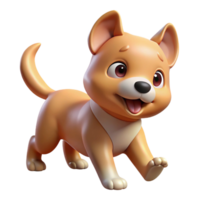 vibrant artistic A playful puppy chasing its tail, soft lighting, playful atmosphere, cute style authentic png