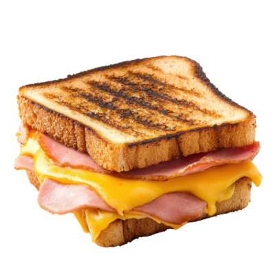 grilled-ham-cheese-sandwich-on