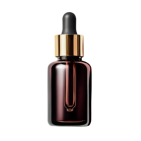 Glass Dropper Bottle Mockup on transparent Background png