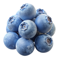 magnificent traditional A cluster of ripe blueberries covered in frost, macro photography, deep blue and icy white color palette, dramatic chiaroscuro lighting exclusive png