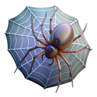 wonderful artistic A spider spinning a web, intricate silk threads, dew-covered, backlighting detailed png