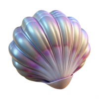 vibrant vintage A seashell with intricate patterns, pearlescent sheen, soft, diffused lighting exclusive png