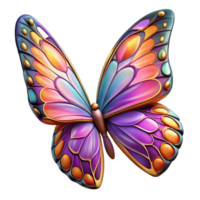 serene traditional A close-up of a butterfly wing, intricate patterns, vibrant colors, macro photography authentic png