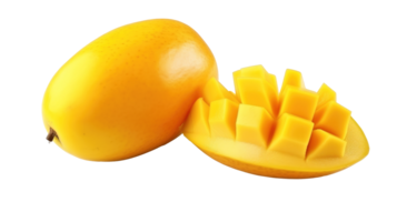 Mango on Transparent Background. Fresh, Healthy, Healthy Life, Fruit png