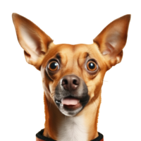 Curious Puppy with Big Eyes Isolated on Transparent Background png
