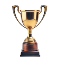 Trophy on Transparent Background, Symbol of Victory and Accomplishment png