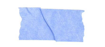 crumpled blue sticker dented paper note paper with transparent background, providing copy space for text or design elements png