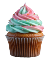 Bakery-Style Cupcake with Buttercream Frosting. png