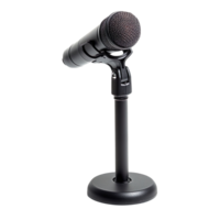 Microphone stand isolated on transparent background png