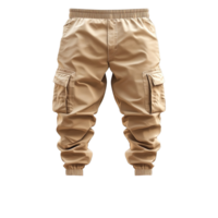 Men's Cargo Pants, Plain Design isolated on transparent background png