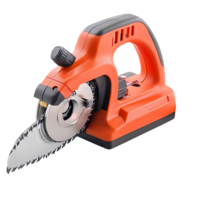 Mini Circular Saw with Cord isolated on a transparent background png