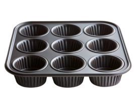 Muffin pan isolated on transparent background png