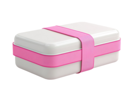 Neat lunch box isolated on a transparent background png
