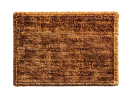 modern designer door mat isolated on transparent background png