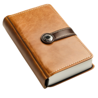Note book with a magnetic lock isolated on a transparent background png