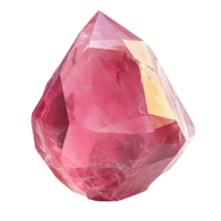 Pink spinal stone isolated on transparent background png