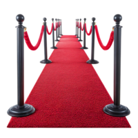Red Carpet Railing isolated on transparent background png