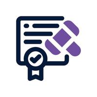 standardization dual tone icon. Sleek and modern icon for websites and mobile apps. vector