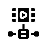 glyph icon. Strong and solid icon for websites and mobile apps. vector