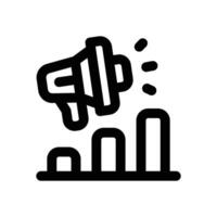 data chart line icon. Clean and minimalist icon for websites, mobile apps, presentations, and logos. Fully scalable and customizable for any project. vector