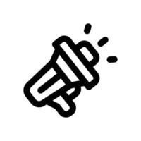 promotion line icon. Clean and minimalist icon for websites and mobile apps. vector