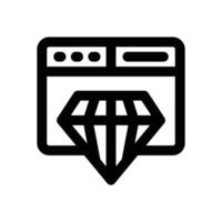 premium line icon. Clean and minimalist icon for websites and mobile apps. vector