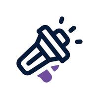 promotion dual tone icon. Sleek and modern icon for websites and mobile apps. vector