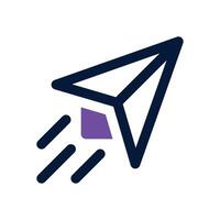 message dual tone icon. Sleek and modern icon for websites, mobile apps, marketing materials, and corporate design. Fully scalable and ready to use. vector