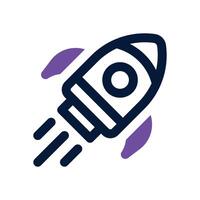 boost dual tone icon. Sleek and modern icon for websites and mobile apps. vector