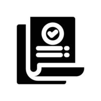 resolved glyph icon. Strong and solid icon for websites and mobile apps. vector