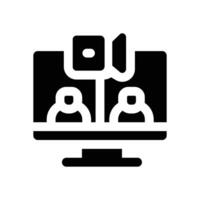 call glyph icon. Strong and solid icon for websites and mobile apps. vector