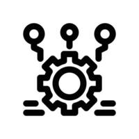 organization line icon. Clean and minimalist icon for websites and mobile apps. vector