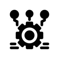 organization glyph icon. Strong and solid icon for websites and mobile apps. vector
