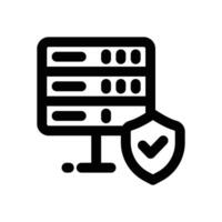server line icon. Clean and minimalist icon for websites and mobile apps. vector