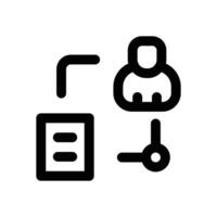 process line icon. Clean and minimalist icon for websites and mobile apps. vector