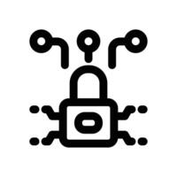 cyber security line icon. Clean and minimalist icon for websites, mobile apps, presentations, and logos. Fully scalable and customizable for any project. vector