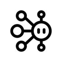 topology line icon. Clean and minimalist icon for websites, mobile apps, presentations, and logos. Fully scalable and customizable for any project. vector