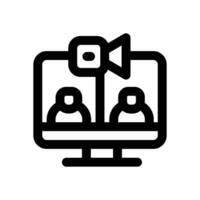 call line icon. Clean and minimalist icon for websites and mobile apps. vector