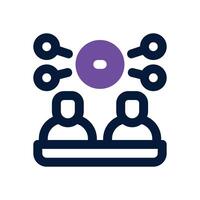 event dual tone icon. Sleek and modern icon for websites and mobile apps. vector