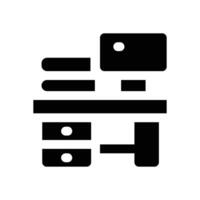 workspace glyph icon. Strong and solid icon for websites, mobile interfaces, presentations, and visual branding. High quality and easy to edit. vector