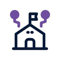 networking event dual tone icon. Sleek and modern icon for websites and mobile apps. vector