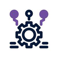 organization dual tone icon. Sleek and modern icon for websites and mobile apps. vector