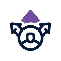 opportunity dual tone icon. Sleek and modern icon for websites, mobile apps, marketing materials, and corporate design. Fully scalable and ready to use. vector