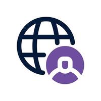 corporate culture dual tone icon. Sleek and modern icon for websites, mobile apps, marketing materials, and corporate design. Fully scalable and ready to use. vector